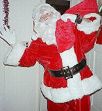 Santa Claus at Door